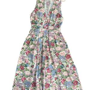 Vintage Romantic Floral CottageCore Feminine Shift Dress Original Tags
